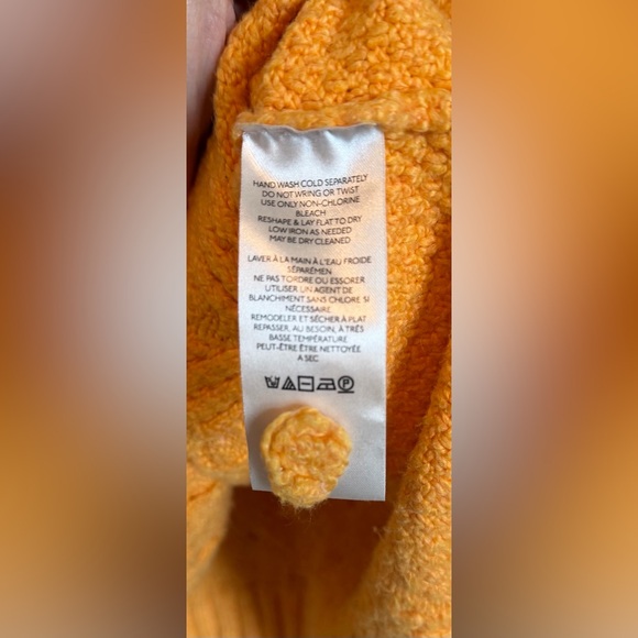Anthropologie Maeve “Tilly” sweater. Size XL. Mandarin orange color. Very GUC - Picture 6 of 7